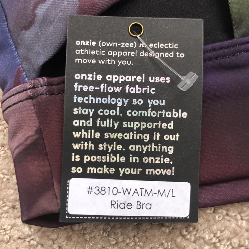 Onzie Ride Bra NWT - Picture 4 of 7
